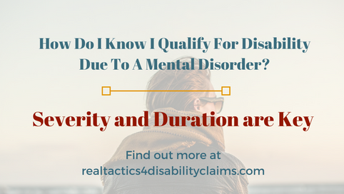 qualify disability mental