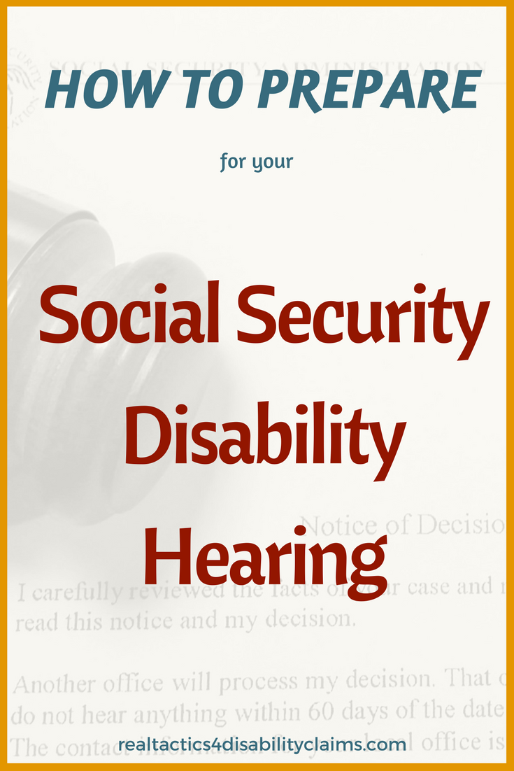 How To Prepare For Your Social Security Disability Hearing